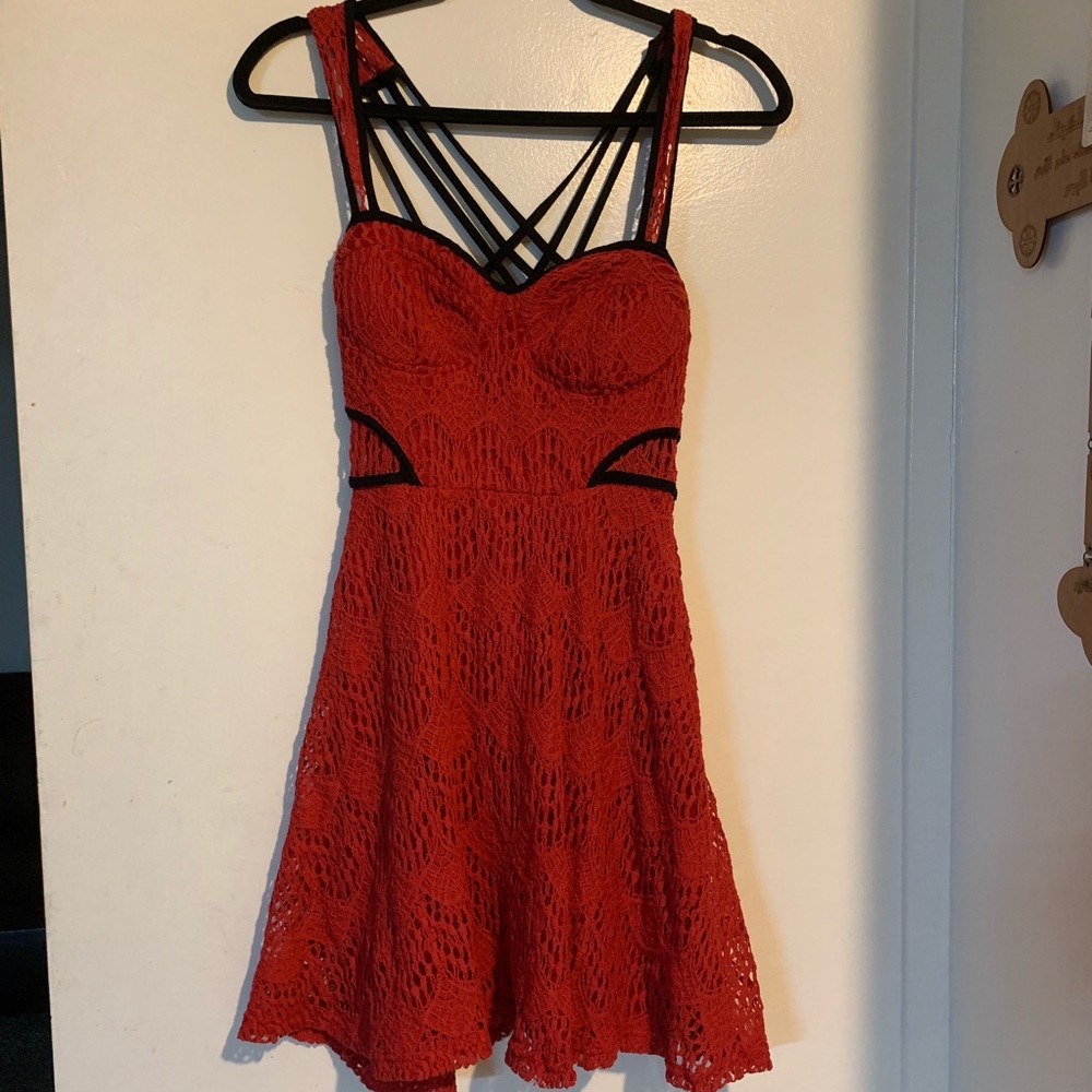 Red Maxi dress